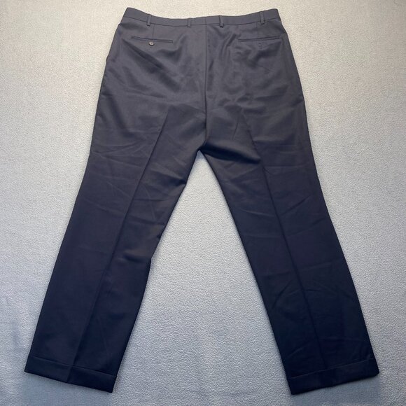 Lauren Ralph Lauren, Dress Pants Mens Size 40X32,Pleated,100% Wool,Blue - Picture 2 of 8